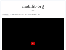 Tablet Screenshot of mobilib.org
